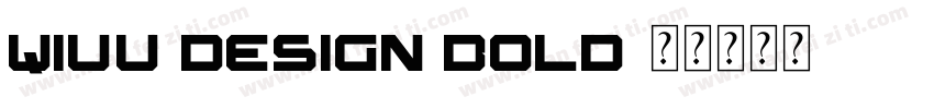 QIuu Design Bold字体转换
